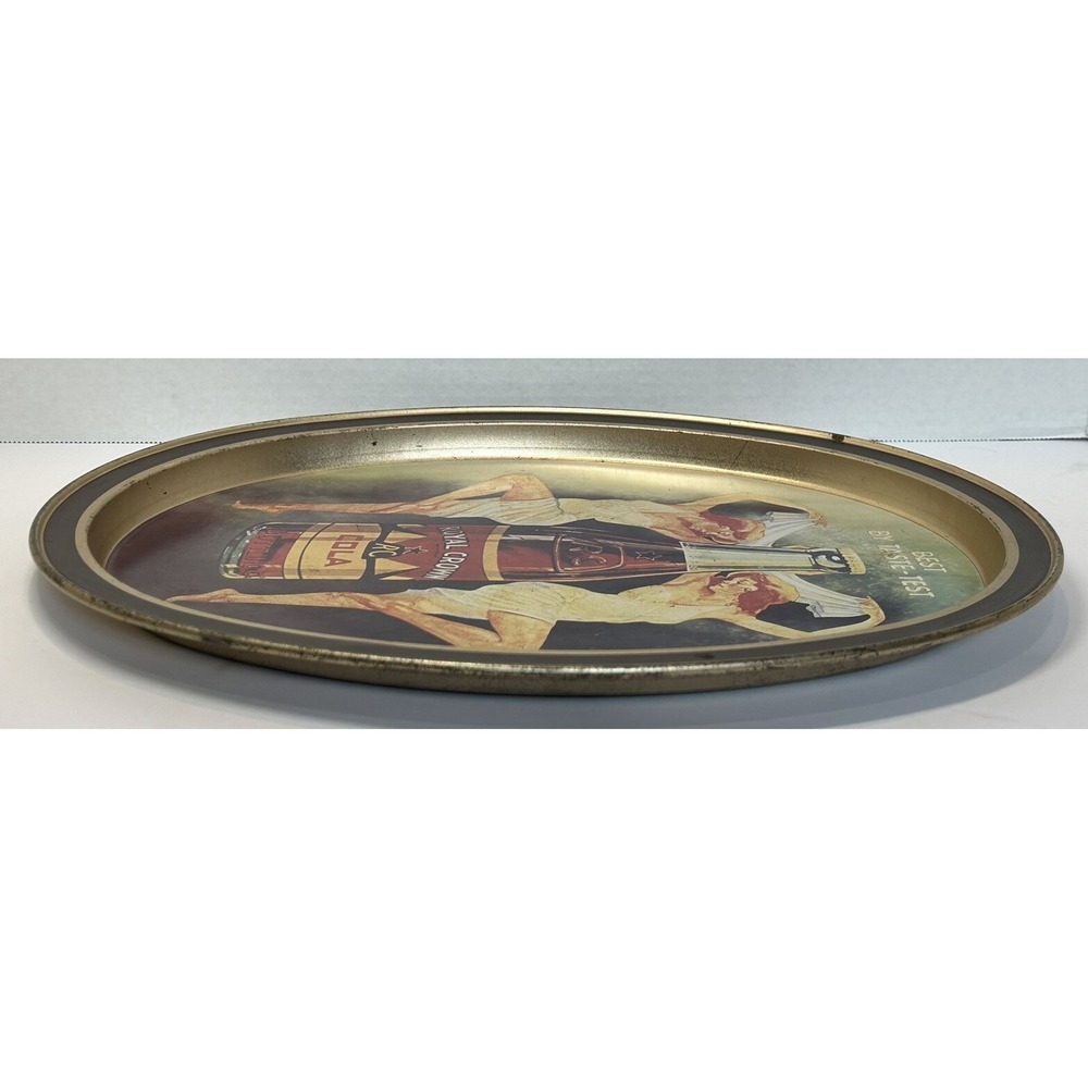 Royal Crown RC Cola Metal Serving Tray Made in Frenchtown, NJ USA Fabcraft Inc. - Picture 7 of 10